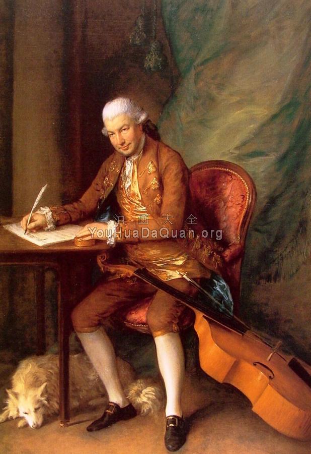 Carl Friedrich Abel - 托马斯·庚斯博罗